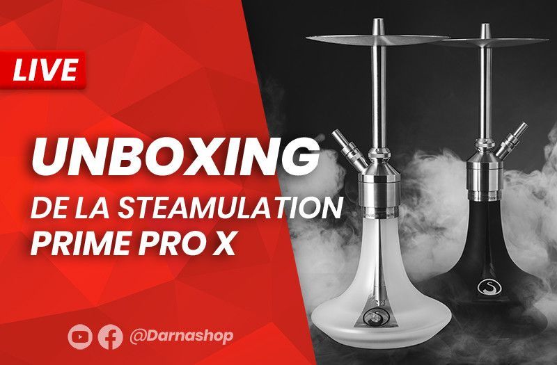 Test van de nieuwe high-end Steamulation-waterpijp: de premium PRO X